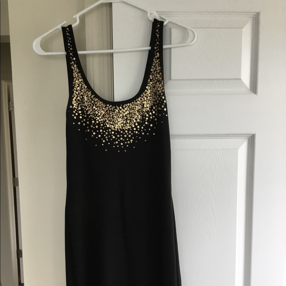 Moda international ribbed cotton Dress